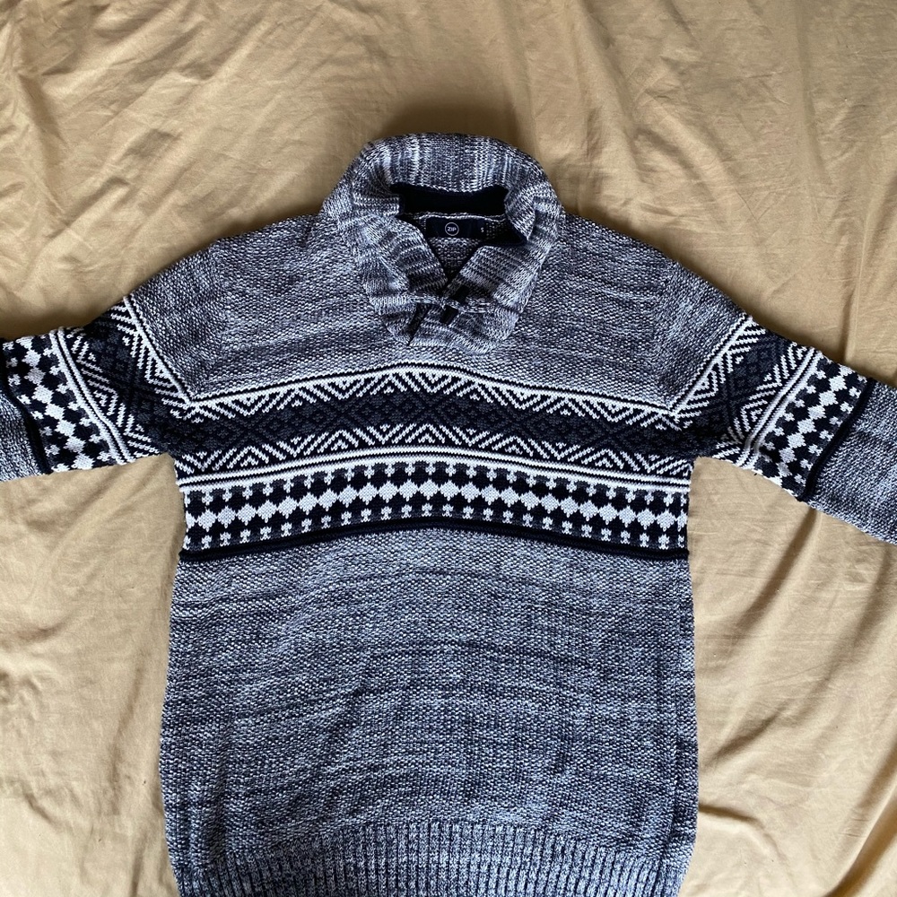 Woven sweater